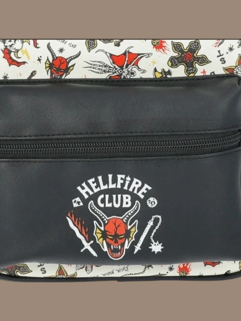 Netflix Stranger Things Hellfire Club Women's 10.5" Mini Backpack - Picture 5 of 10